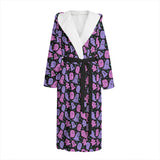 Pink and Purple Cute Ghost Dressing Gown
