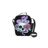 Alternawear Snake and Roses Lunch Bag