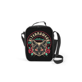 Alternawear Tattoo Cat Roses Lunch box bag