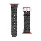 Grey Scary Bats Apple Watch Band