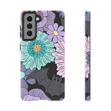 Floral Bat Tough Phone Case