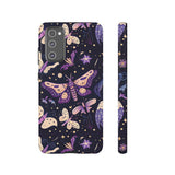 Phone Case - Purple Butterfly Print Tough Case