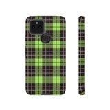 Green Tartan Goth Tough Phone Case