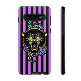 Striped Snake and Panther Tattoo Style Tough Phone Case