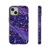 Purple Animal Print Tough Phone Case