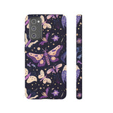 Phone Case - Purple Butterfly Print Tough Case