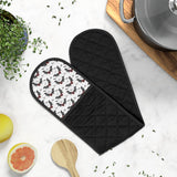 Batty Heart and Wings Oven Mitts