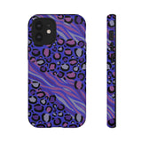 Purple Animal Print Tough Phone Case
