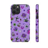 Retro Old School Lilac Tattoo Tough Cases