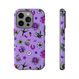Retro Old School Lilac Tattoo Tough Cases