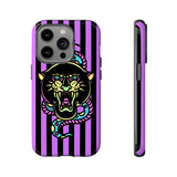 Striped Snake and Panther Tattoo Style Tough Phone Case