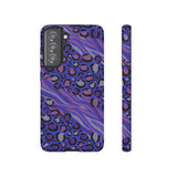 Purple Animal Print Tough Phone Case
