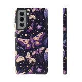 Phone Case - Purple Butterfly Print Tough Case