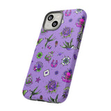 Retro Old School Lilac Tattoo Tough Cases