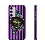 Striped Snake and Panther Tattoo Style Tough Phone Case