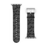Grey Scary Bats Apple Watch Band