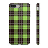 Green Tartan Goth Tough Phone Case