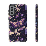 Phone Case - Purple Butterfly Print Tough Case
