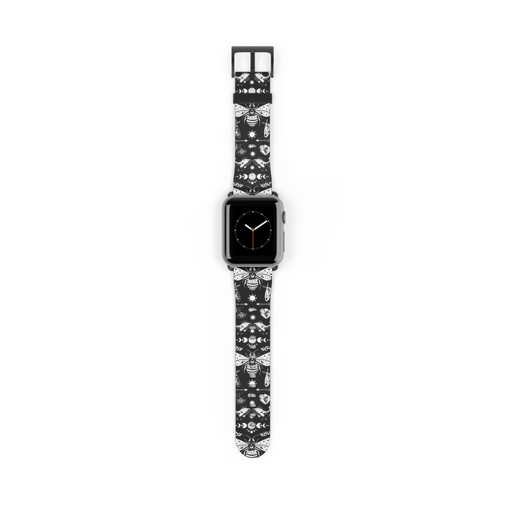 Celestial Witch Moth Goth Apple Watch Band