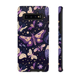 Phone Case - Purple Butterfly Print Tough Case