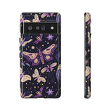 Phone Case - Purple Butterfly Print Tough Case