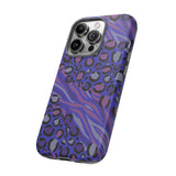Purple Animal Print Tough Phone Case