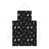 Black Doodle Tattoo Adult Kitchen Craft Apron