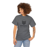 Alternawear Branded 'Stay Unique' T-shirt with Angry Cat logo in Graphite Heather