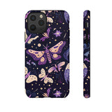 Phone Case - Purple Butterfly Print Tough Case