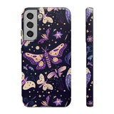 Phone Case - Purple Butterfly Print Tough Case