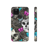 Day of the Dead Rose Lady - Tough Phone Case