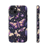 Phone Case - Purple Butterfly Print Tough Case