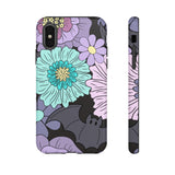 Floral Bat Tough Phone Case
