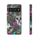 Day of the Dead Rose Lady - Tough Phone Case