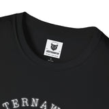 Alternawear Gothic Skull Print Tee – Soft Cotton Unisex Punk Shirt