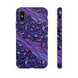 Purple Animal Print Tough Phone Case