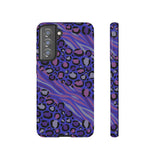 Purple Animal Print Tough Phone Case