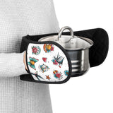 Old School Retro Tattoo Oven Mitts