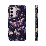 Phone Case - Purple Butterfly Print Tough Case