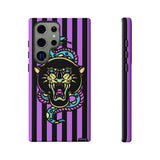 Striped Snake and Panther Tattoo Style Tough Phone Case