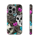 Day of the Dead Rose Lady - Tough Phone Case