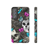 Day of the Dead Rose Lady - Tough Phone Case