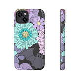 Floral Bat Tough Phone Case