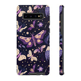 Phone Case - Purple Butterfly Print Tough Case