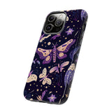 Phone Case - Purple Butterfly Print Tough Case