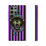 Striped Snake and Panther Tattoo Style Tough Phone Case