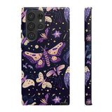 Phone Case - Purple Butterfly Print Tough Case