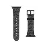 Grey Scary Bats Apple Watch Band