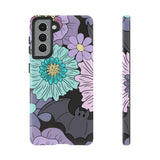 Floral Bat Tough Phone Case