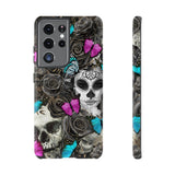 Day of the Dead Rose Lady - Tough Phone Case